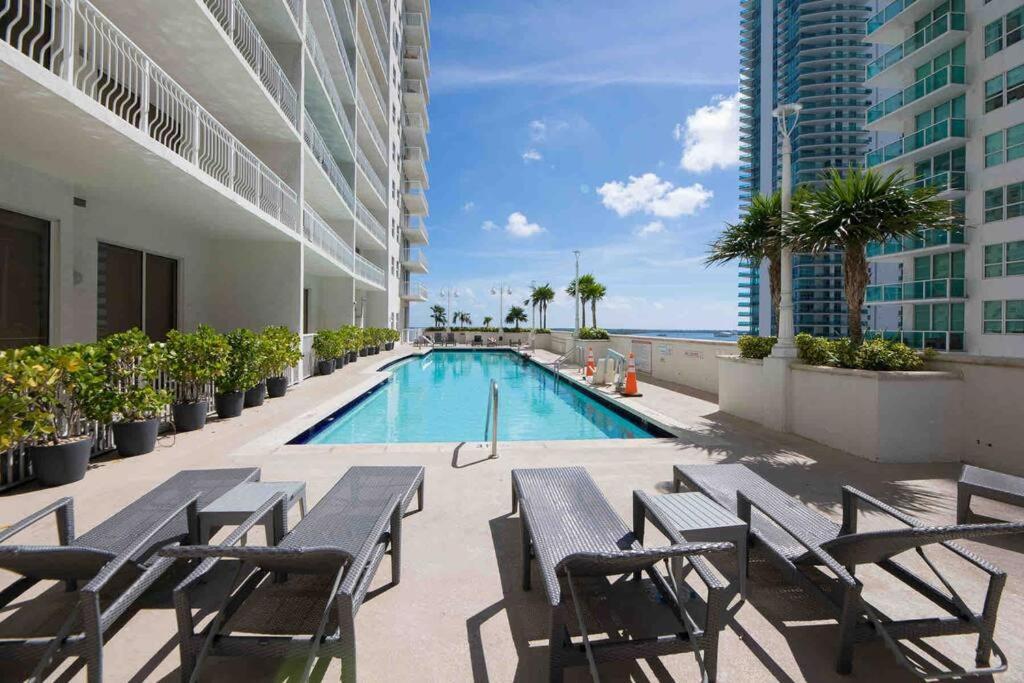 Iconic High Floor 3 Bedrooms In The Heart Of Miami Eksteriør bilde